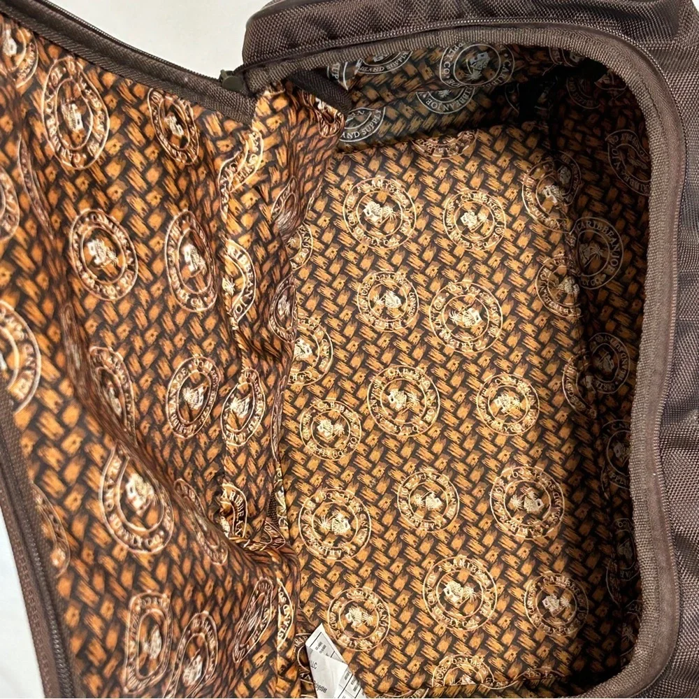 Caribbean Joe 16 Inch Weekend Gadget Bag, Chocolate Brown